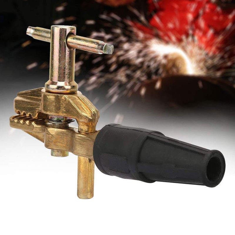 Thincol 600A Heavy Duty Brass Ground Welding Clamp, Industrial G-Type Ground Wire Clamp for Welder Tools - Image 2
